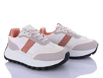 Кроссовки Violeta 20-1050 beige-pink в магазине Фонтан Обуви