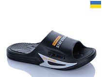 Шлепанцы Dago Олімп M243 чорний в магазине Фонтан Обуви