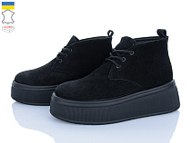 Ботинки A.N.I.One 07001-272 чорний замш в магазине Фонтан Обуви