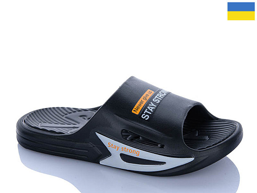 Шлепанцы Dago Олімп M243 чорний в магазине Фонтан Обуви