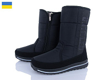 Дутики Paolla 3134 чорний в магазине Фонтан Обуви