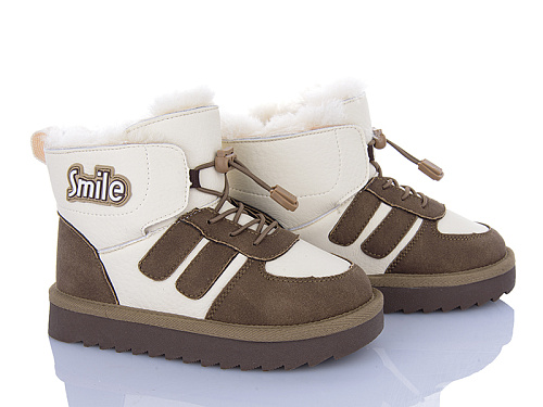 Ботинки Clibee A5619 beige-brown в магазине Фонтан Обуви