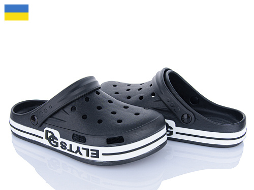 Кроксы Golden Lion 526 чорний в магазине Фонтан Обуви