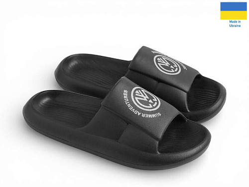 Шлепанцы Rai Shoes T670 чорний в магазине Фонтан Обуви