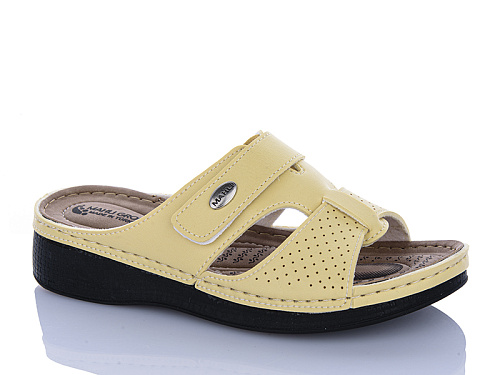 Шлепанцы Sali One 209-11 жовтий в магазине Фонтан Обуви