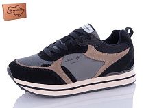 Кроссовки Restime JWB24031 black-beige в магазине Фонтан Обуви