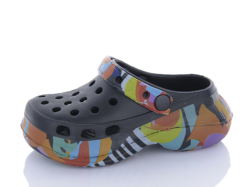 Кроксы Alimama-Girnaive 816 black в магазине Фонтан Обуви