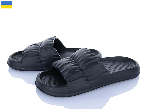 Шлепанцы Alex 777 чорний в магазине Фонтан Обуви