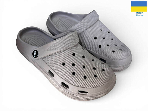 Кроксы Rai Shoes С98 т.бежевий в магазине Фонтан Обуви