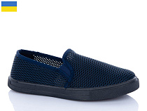 Слипоны Успіх Krok C3 синій в магазине Фонтан Обуви
