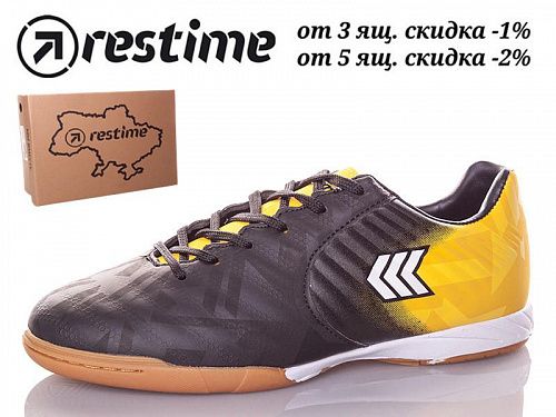 Спорт Restime DWB19810 black-white-gold в магазине Фонтан Обуви