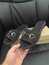 Шлепанцы 54 коричневий замш в магазине Фонтан Обуви