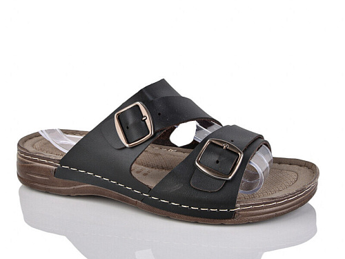 Шлепанцы Demur 2004-1 чорний в магазине Фонтан Обуви