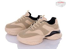 Кроссовки No Brand 8118 apricot-black в магазине Фонтан Обуви