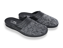 Тапочки Rai Shoes 95020359 сірий в магазине Фонтан Обуви
