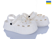 Кроксы Roks 156-2 білий в магазине Фонтан Обуви