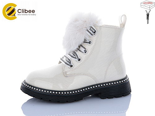 Ботинки Clibee-Apawwa NQ737 white в магазине Фонтан Обуви