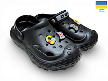 Кроксы Rai Shoes 333 чорний в магазине Фонтан Обуви