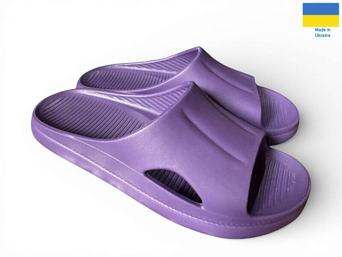 Шлепанцы Rai Shoes 510-005 фіолетовий в магазине Фонтан Обуви