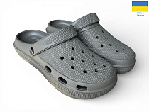 Кроксы Rai Shoes С98 графіт в магазине Фонтан Обуви