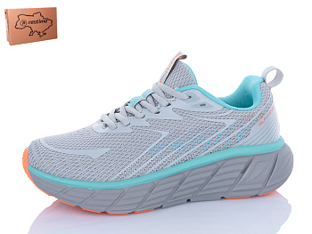 Кроссовки Restime EWL25449 grey-mint в магазине Фонтан Обуви