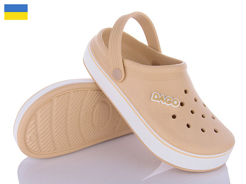 Кроксы Golden Lion 419 св.бежевий в магазине Фонтан Обуви