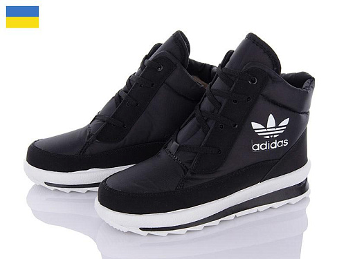 Ботинки Demur KWZ711AD чорний-білий-2025 в магазине Фонтан Обуви