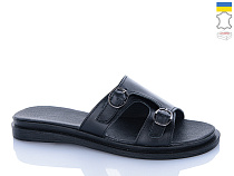 Шлепанцы Sali 111 чорний к чор-п. в магазине Фонтан Обуви