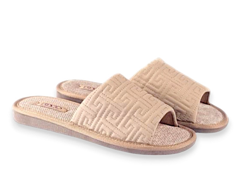 Тапочки Rai Shoes TS02 бежевий в магазине Фонтан Обуви