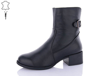 Ботинки Qq Shoes 646 black в магазине Фонтан Обуви