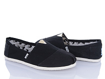 Слипоны Lenase ТОМС чорний в магазине Фонтан Обуви