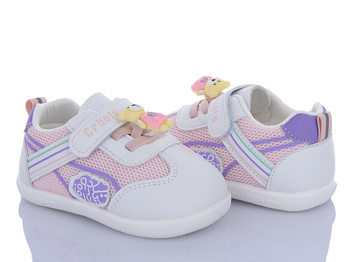 Кроссовки Comfort-Baby 66170 біл-рожевий (16-20) в магазине Фонтан Обуви