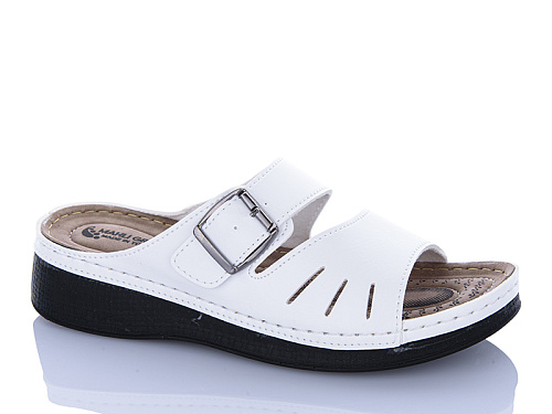 Шлепанцы Sali One 209-12 білий в магазине Фонтан Обуви