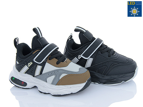 Кроссовки Poni Kids 2042-1A mix LED в магазине Фонтан Обуви