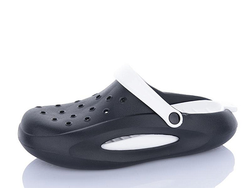Кроксы Alimama-Girnaive 809 black-white в магазине Фонтан Обуви