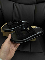 Шлепанцы 0115 чорний замш в магазине Фонтан Обуви