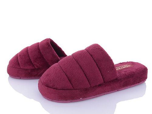 Тапочки Jumay 3H бордовий в магазине Фонтан Обуви