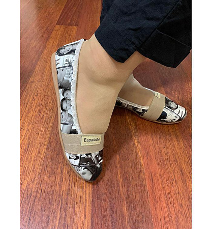 Мокасины Demur Espa Газета серый в магазине Фонтан Обуви