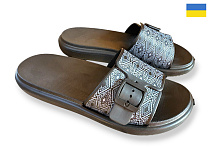 Шлепанцы Rai Shoes DS843 чорний в магазине Фонтан Обуви