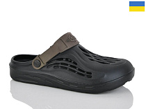 Кроксы Demur CM129 чорний-хакі в магазине Фонтан Обуви