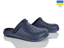 Кроксы Rai Shoes E232 синій в магазине Фонтан Обуви