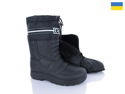 Сапоги Успіх Б01 чорний в магазине Фонтан Обуви