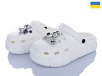 Кроксы Roks 152-024 білий в магазине Фонтан Обуви