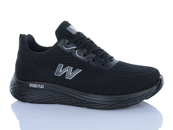 Кроссовки Violeta 45-400 black батал в магазине Фонтан Обуви