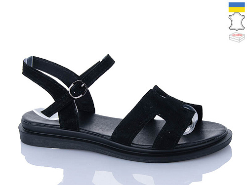 Босоножки Sali 513 чорний з чор-п. в магазине Фонтан Обуви