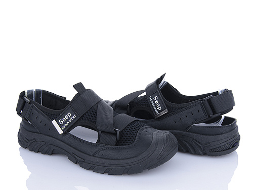 Сандалии Baolikang Y309 black в магазине Фонтан Обуви