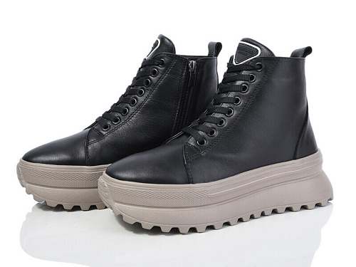 Ботинки Gratis B-2727 чорн. зима (37-40) в магазине Фонтан Обуви