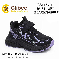 Кроссовки Clibee Apa-LB1187-1-1 black-purple в магазине Фонтан Обуви