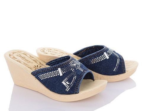 Шлепанцы Demur WD284 синій в магазине Фонтан Обуви