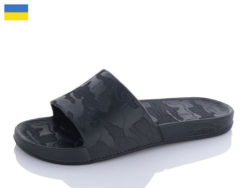 Шлепанцы Alex M&L AML400 чорний в магазине Фонтан Обуви